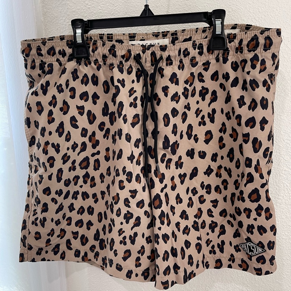 PAC sun discontinued cheetah print board shorts